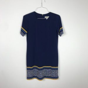 MICHAEL Michael Kors Navy Blue Floral Dress